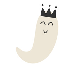 Simple and cute Halloween ghost