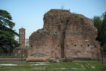 Les ruines du Forum Romain à Rome