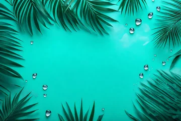 Zelfklevend Fotobehang tropical background © Khalid Haseeb
