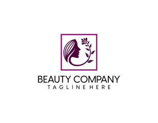 flower beauty logo design inspiration for salon spa skin care and product beauty