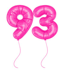 Pink Balloons Number 93