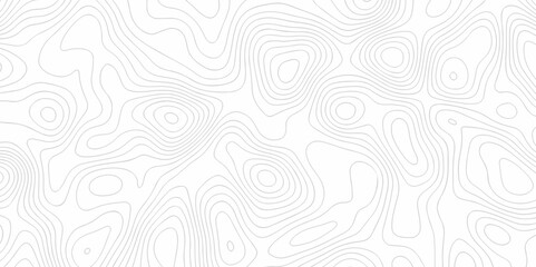Seamless pattern with lines Topographic map. Geographic mountain relief. Abstract lines background. Contour maps. Vector illustration, Topo contour map on white background, Topographic contour lines.
