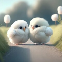 Fluffy and cuddly