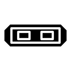 Obraz premium razor blade glyph 