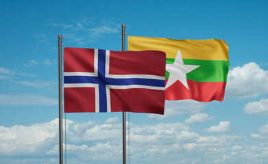 Myanmar Faso flag
