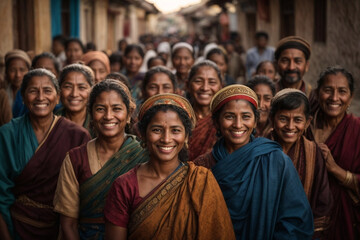 A group of women in India, diverse culture and unity. #WomenOfIndia