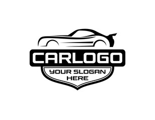 sport car logo design template vector