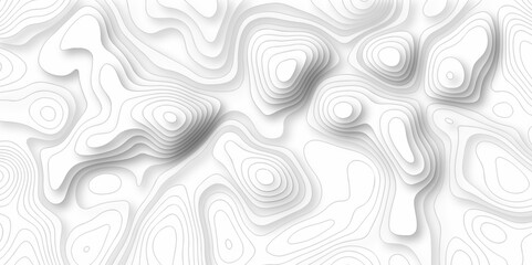 Seamless pattern with lines Topographic map. Geographic mountain relief. Abstract lines background. Contour maps. Vector illustration, Topo contour map on white background, Topographic contour lines.