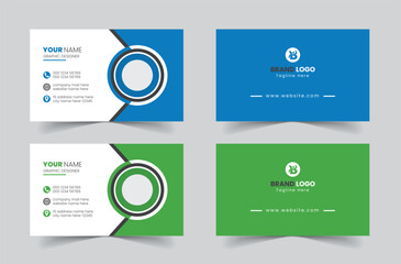 Fototapeta premium Corporate Business Card Template