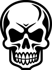 Fototapeta premium Skull - High Quality Vector Logo - Vector illustration ideal for T-shirt graphic