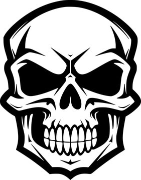 recommend clip art: Skull - Minimalist and Flat Logo - Vector illustration