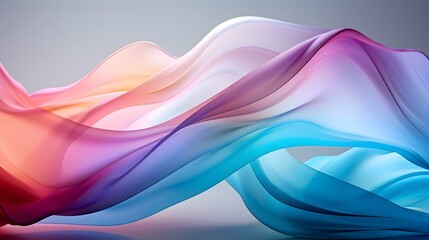 Fototapeta na wymiar Abstract Light Background, Colorful Silk Background, AI Generative