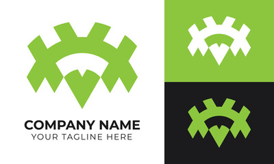 Creative modern minimal business logo design template