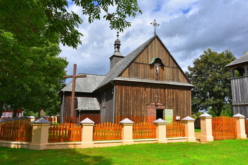 Wielkopolski Park Etnograficzny w Dziekanowicach, skansen starych domów, architektura, Polska © Albin Marciniak