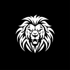 Fototapeta premium Lion - Minimalist and Flat Logo - Vector illustration
