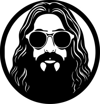 recommend clip art: Hippie - High Quality Vector Logo - Vector illustration ideal for T-shirt graphic