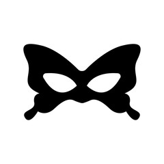 Masquerade icon vector. Mask illustration sign. Carnival symbol. Carnival mask logo.