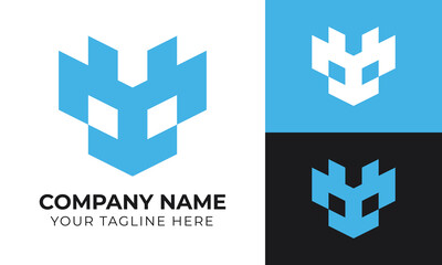 Creative minimal business logo design template for your company