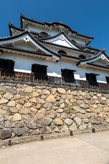 夏の彦根城天守閣　滋賀県彦根市