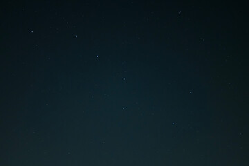Big Dipper over the dark sky