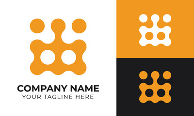 Corporate creative modern minimal business logo design template for your company
