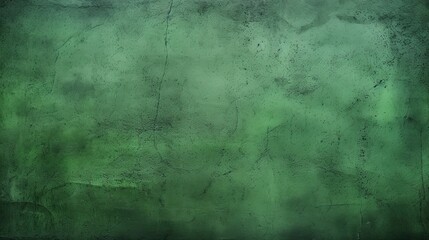 Obraz premium Green Textured Concrete Wall Background. Wide Banner of Rough Stone Texture for Paper and Background Design: Generative AI