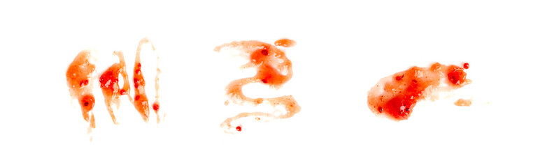 Cranberry Jam Smear, Red Marmalade Splash, Cranberries Jelly, Fruity Confiture Smudge