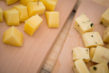 Hard Cheese Festival. Cheese in the market. Homemade cheese. Craft cheese. Milk product. Cheese tasting.