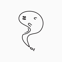 cute halloween vector hand drawing