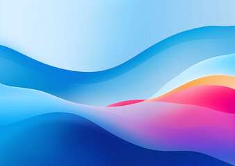 Abstract blue and white wave background Illustrations for templates