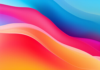 Colorful fluid flow background. Fluid colors wave pattern. Summer background. Colorful gradient poster. Abstract cover. Liquid wave. Vibrant color.