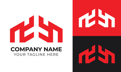 Modern minimal business logo design template for your company