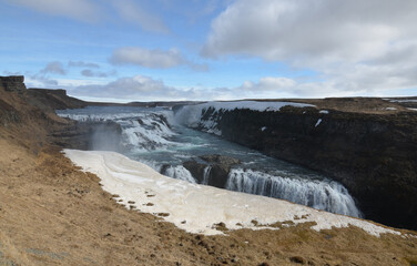 Lovely Views of Gullfoss in Scenic Iceland