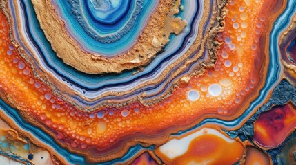 Texture of multi-colored stone background. Generative AI.