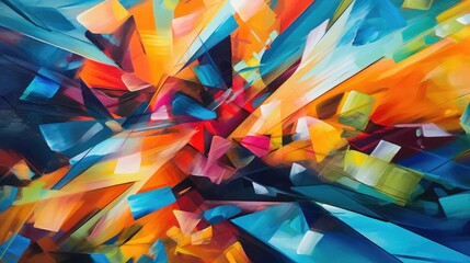 Abstract colorful background. Generative AI.