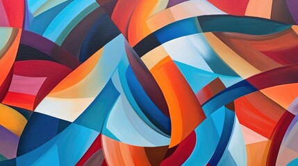 Obraz premium Abstract colorful background. Generative AI.