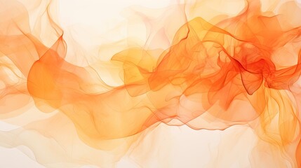 Fototapeta na wymiar Abstract orange watercolor background. Generative AI.