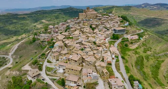 Ujue in Navarra, northern Spain