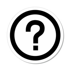 ISO Circle Sign: Information Symbol