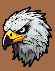 desenho de uma águia