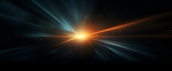 Digital lens flare overlays isolated in a black background	