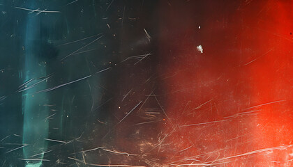 Red Overlay Effect on Scratched Surface Texture