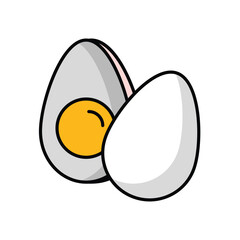 Egg icon vector stock illustration.