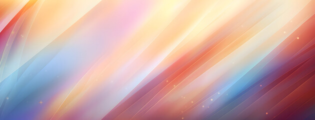 Obraz premium Pastel Light Flare Transparent Light Refraction Pattern, Abstract Background