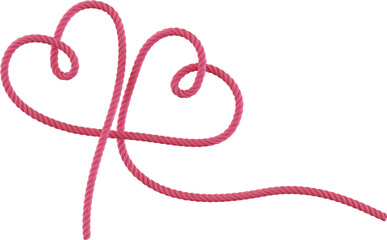 3d render rope heart knot © Arasigner
