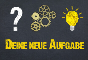 Obraz premium Deine neue Aufgabe 