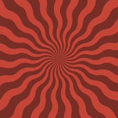 Red candy swirl pattern background vector illustration