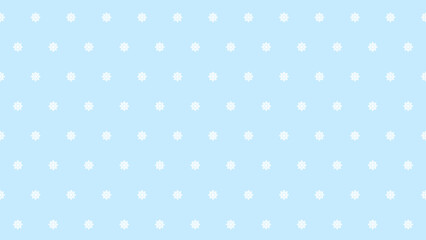 雪の結晶水色の壁紙★PNG