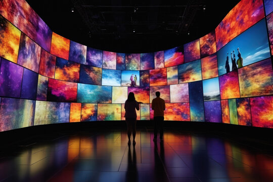 Embrace the future of visual entertainment. Unveiling the ultimate wall of video screens for an immersive multimedia experience like never before.
