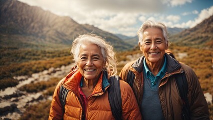 Two people standing together